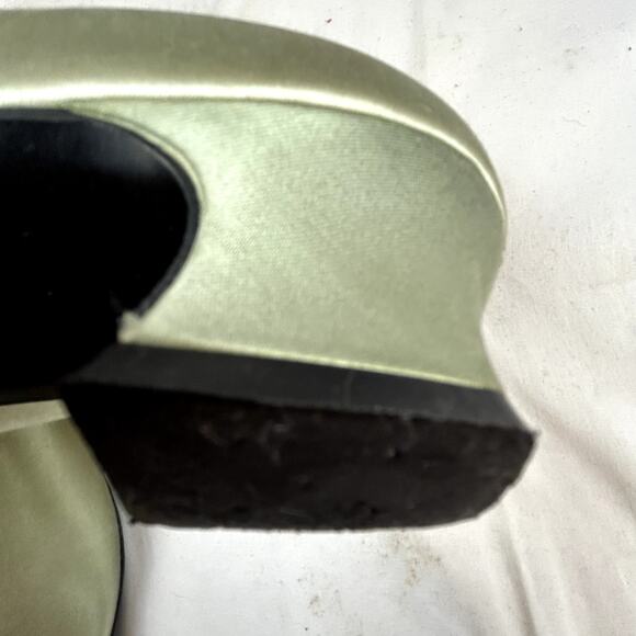 Dyeables by Highlights Vintage Size 8 Made USA Pump heels light Gold - Picture 4 of 14